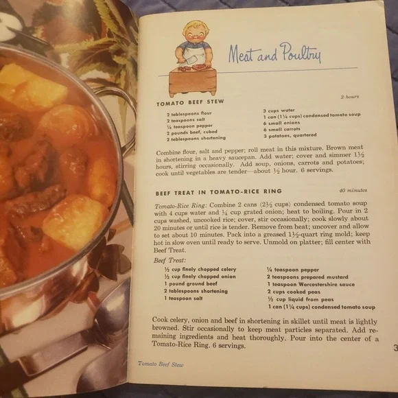 Vintage 1950's Cooking With Condensed Soups By Anne Marshall - Picture 4 of 4
